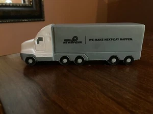 New Penn 6 1/4" TRACTOR TRAILER FOAM STRESS PROMO TOY SEMI TRUCK - Picture 1 of 5