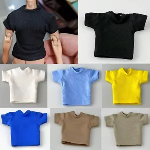 1/12 Scale Soldier T-Shirt Short Sleeve Costume model 6" Action Figures USA - Picture 1 of 15