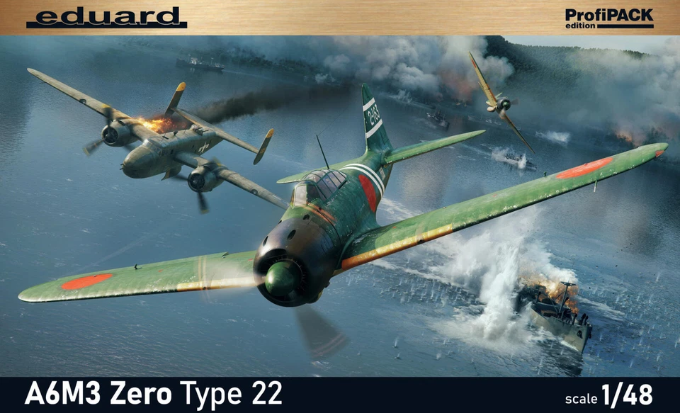 Eduard Profipack 1/48 A6M3 Zero Type 22 - Immagine 1 di 1
