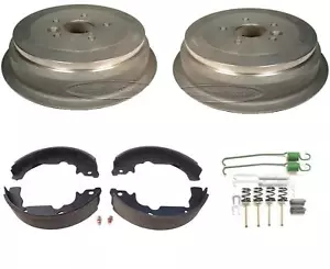 Rear Brake Drums Brake Shoe & Brake Springs Hardware For Toyota Sienna 1998-2003 - Picture 1 of 6