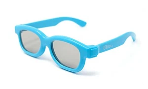 1 - 5 X Passif 3D Bleu Enfants Lunettes pour Passif Tvs Cinema Projecteurs - Photo 1/10