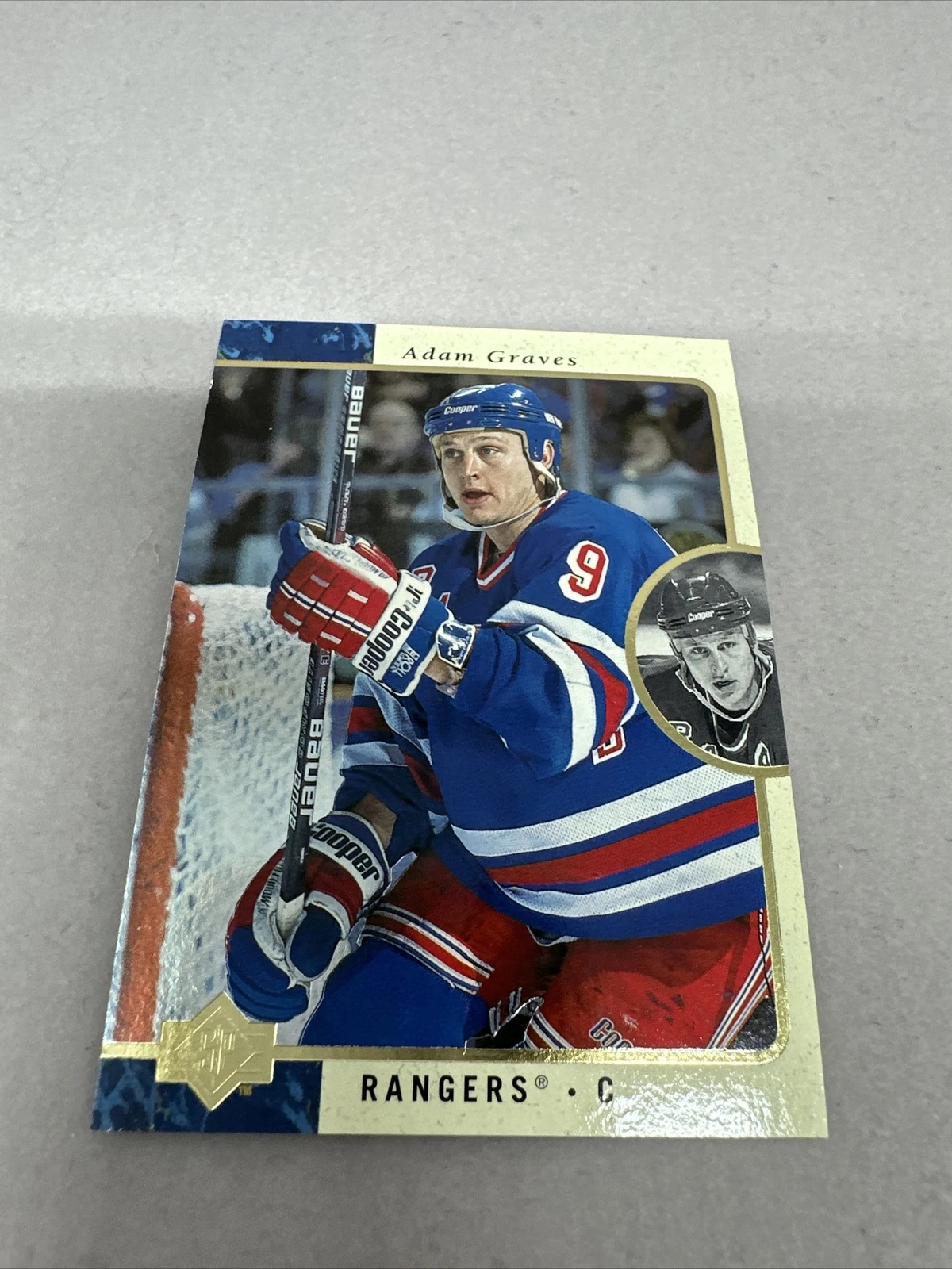 1996 Upper Deck SP Hologram ‘94-‘95 Season Hockey Card #98 Adam Graves Rangers