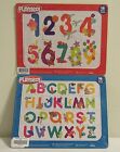 Playskool 16pc. Numbers & Letters Puzzle w/ Frame Tray (Set of 2)