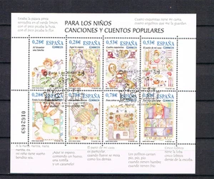 Spanien 2005 Kleinbogen 4029/36 Kinderlieder/Abzahlreime Gebraucht - Bild 1 von 1