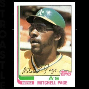 1982 Topps - Mitchell Page #633 Oakland Athletics ⚾ Baseball Card - Picture 1 of 3