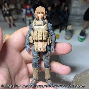 Linda cabeza de niña modelo esculpida premium 1/18 para hágalo usted mismo figura de acción Joytoy de 3,75" pgv - Imagen 1 de 1