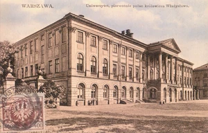 AK WARSCHAU /WARSZAWA /POLEN Uniwersytet /Universität ca. 1923 nach NANCY - Bild 1 von 1