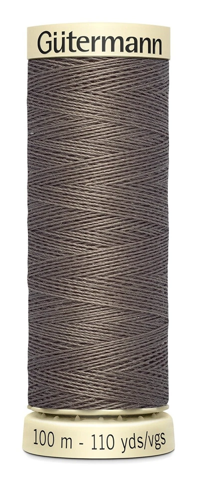 Gutermann 100P-586 Sew-All Thread 110yd-Dark Taupe 2 - Image 1 of 1