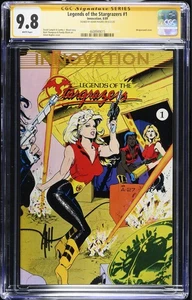 Legends of the Stargrazers #1 CGC 9.8 SS Signed Adam Hughes • Innovation 1989 - Picture 1 of 2