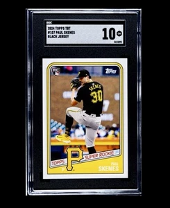 2024 Topps TBT #107 Paul Skenes Black Jersey RC SGC 10 GEM MINT Rookie - Picture 1 of 1