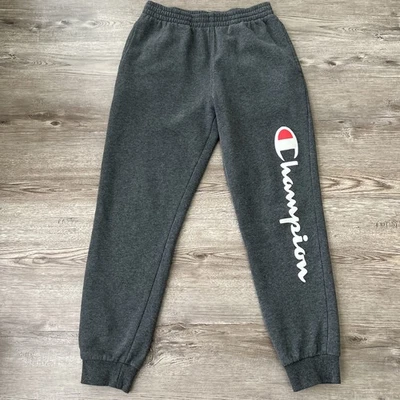 Jogger Champion Logo Manga Niños Grande Gris Puños al Tobillo Foto 1 de 4