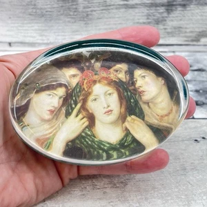 Past Times The Beloved Glass Paperweight Dante Gabriel Rossetti 3087 - Picture 1 of 8