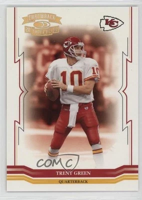 2005 Donruss Throwback Threads Gold Holofoil /99 Trent Green #74 - Image 1 of 2