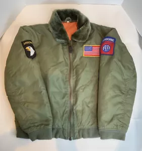 MIL-J0792(USAF) Flyers Youth Intermediate B-15 Flight Bomber Jacket Youth XL - Picture 1 of 10