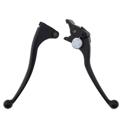 Mão preta para Kawasaki Ninja ZX 6R 00-04 freio e embreagem alavancas de mão dedo - Imagem 1 de 3