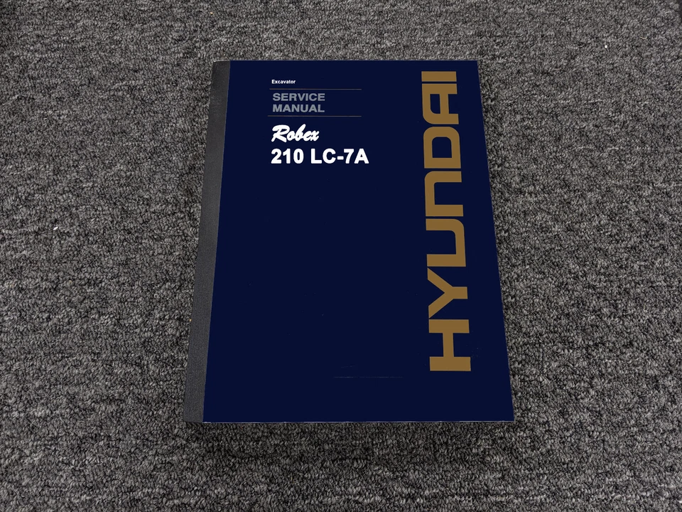 Hyundai Excavator ROBEX 210 LC-7A Repair Service Shop Manual - Image 1 of 1