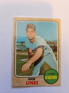 1968 TOPPS DICK LINES #291A SEHR GUTER ZUSTAND/EX KOMBINIERTER VERSAND - Bild 1 von 2