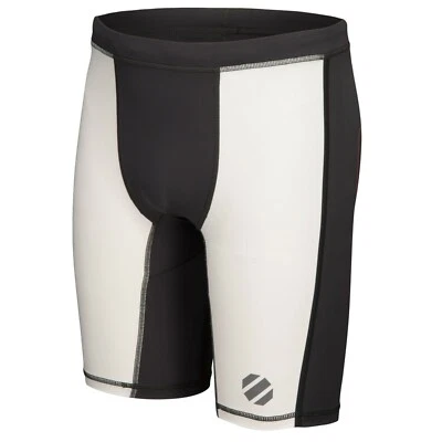 Pantalones Cortos de Compresión Reebok UFC Para Hombre Blanco Tiza Speedwick Performance Entrenamiento Foto 1 de 2