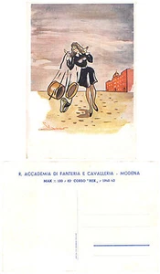 C3301) WW2 R. ACCADEMIA CAVALLERIA E FANTERIA DI MODENA, CORSO REX 1940/42. - Picture 1 of 1