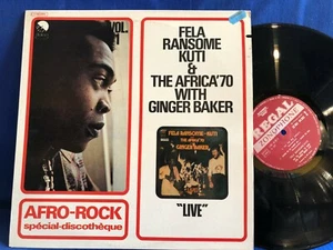 FELA KUTI GINGER BAKER LIVE VOL 1 EMI ORIGINAL FRANCE LP EXC+ - Imagen 1 de 3