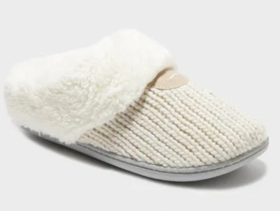 NUEVAS pantuflas zueco de espuma viscoelástica para mujer Dluxe by Dearfoams talla grande 9/10 Foto 1 de 4