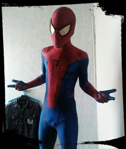 Amazing Spiderman Spandex Zentai Costume Cosplay per Bambini/Adulti Halloween - Foto 1 di 7