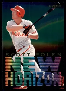 Scott Rolen 1997 Fleer #11 New Horizon - Imagen 1 de 2