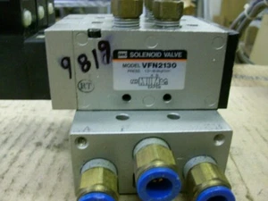 SMC VFN2130 SOLENOIDS ON MANIFOLD (DC21-26V) - Picture 1 of 5