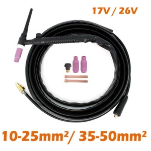 4M WP17V 10-25 26V 35-50 TIG Welding Torch Air Cooled TIG Gun for MIG Welder UK - Picture 1 of 11
