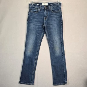 HOLLISTER Jeans Men's 29x30 Blue Slim Straight - Picture 1 of 20