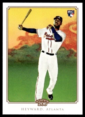 2010 TOPPS T206 ROOKIE SP VARIATION JAYSON HEYWARD DODGERS R95 - Image 1 of 2