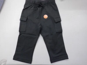 PANTALONI CARGO RAGAZZI TAGLIA 12 MESI JUMPING FAGIOLI GRIGI FRENCH SPUGNA NUOVI #22018 - Foto 1 di 1