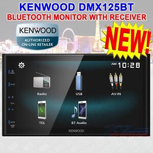 KENWOOD DMX125BT DOUBLE DIN BLUETOOTH ANDROID MIRRORING 6.8" CAR STEREO RECEIVER