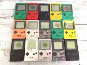 GameBoy Pocket GBP Lot of 15 Set Nintendo Random Console shipping fr JAPAN Junk - Picture 1 of 2