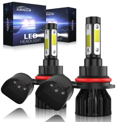 For Ford F-350 1992-1997 LED Headlight Bulb Super Bright White Kit High Low Beam - Image 1 of 4