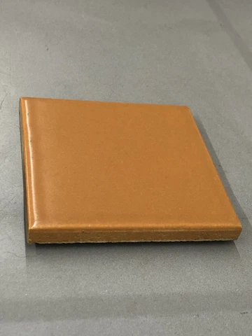 1930’s California Art Tile Co. 4 3/8”  Butterscotch Bullnose Tiles -N.O.S Cover
