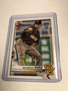 2021 Bowman Prospects Paper Base #BP-105 MacKenzie Gore - Bild 1 von 2