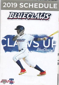 2019 Lakewood Blueclaws Minor League Baseball Schedule - Picture 1 of 2