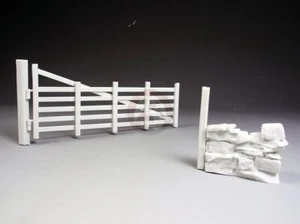 Rado Miniatures 1/35 French Rural Farm Gate w/Pillar & Wall Normandy RDM35B05 - Bild 1 von 1