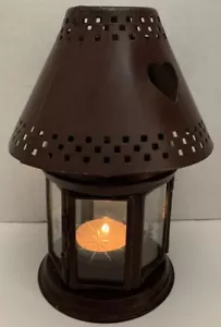 Metal Tea candle lantern . - Picture 1 of 8