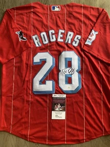 TREVOR ROGERS MIAMI MARLINS SIGNIERT RED SUGAR KINGS TRIKOT JSA COA AUTO - Bild 1 von 3