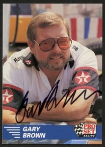 Gary Brown #119 signed autograph auto 1991 Pro Set NHRA Trading Card - Picture 1 of 1