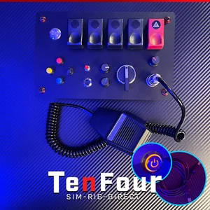 Simulador de camiones ETS ATS 25 funciones 17 botones caja de botones PC solo diez cuatro S1 - Imagen 1 de 6