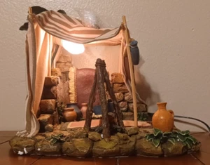 Fontanini Heirloom 5" Nativity Village King's Gold Tent 50254 1996 W/Box - Picture 1 of 10