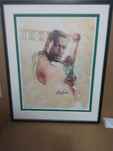 Bill Russell Dual Autographed Artist Proof Lithograph/ 50 Beckett COA - Picture 1 of 5