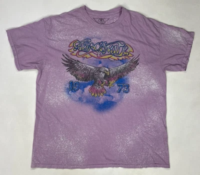 Camiseta Aerosmith 1973 Retro Gráfica Hombre XL Manga Corta Música Foto 1 de 4