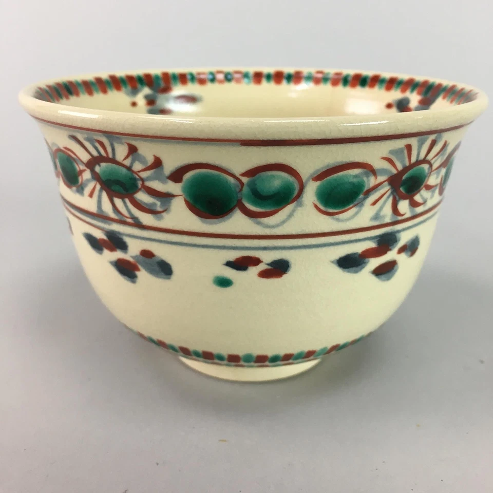 Японская чаша для чайной церемонии посуда инуяма чаван винтажная керамика красная GTB470 - Изображение 1 из 4