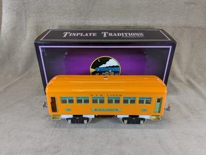 MTH 10-5015 Tinplate Traditions 300 Series Std. Gauge Passenger Car Orange - Picture 1 of 23