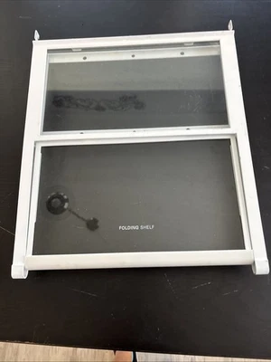 Refrigerador LG LMXC23796D OEM Protector Deslizante Plegable Antiderrames Estante de Vidrio Funciona Foto 1 de 4