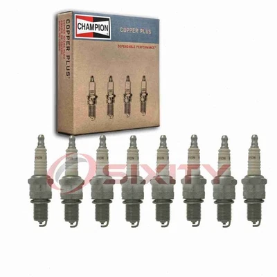 8 bujías Champion Copper Plus para Chrysler Imperial 1956-1958 5,8 L ip Foto 1 de 4